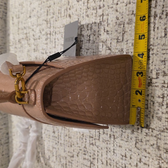 Balenciaga Tan Croc-Embossed Mini Bag - Picture 13 of 16